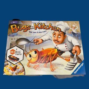 NEW Vintage Ravensburger Bugs In The Kitchen Hexbug Game Unpunched Open Box